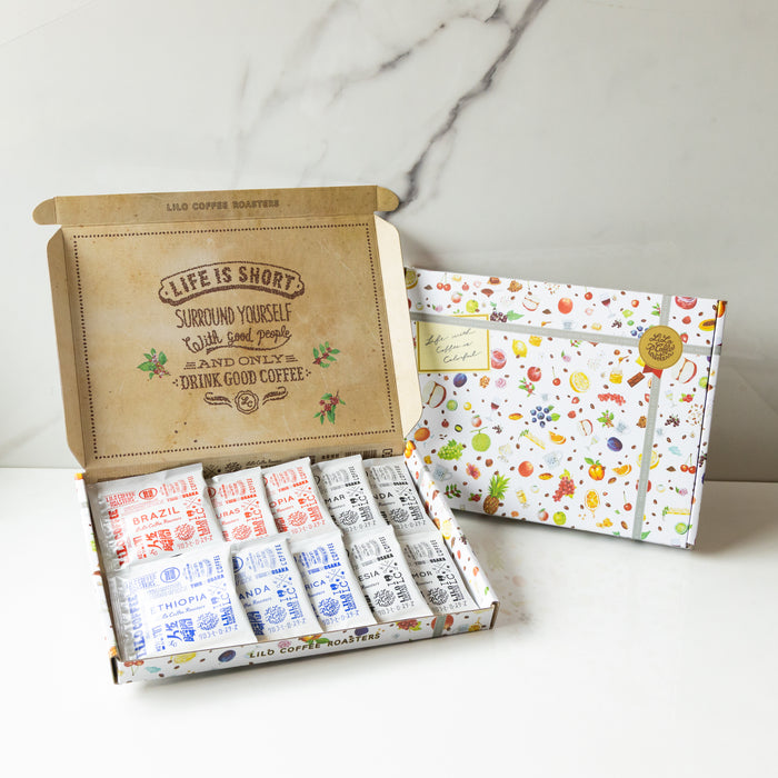 10 Drip Bag Coffee Colorful Box Gift