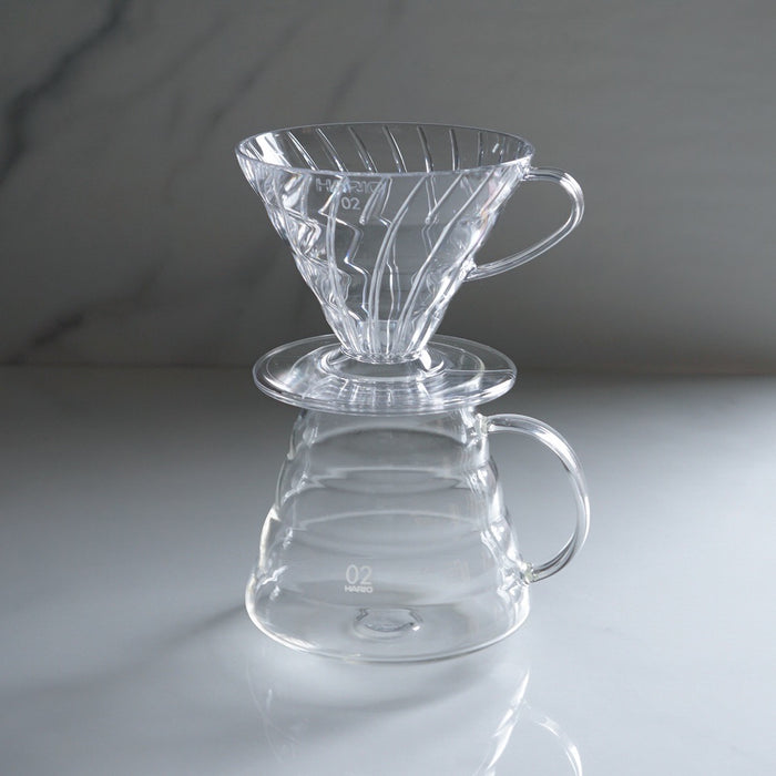 HARIO V60 DRIPPER 02 PLASTIC CLEAR
