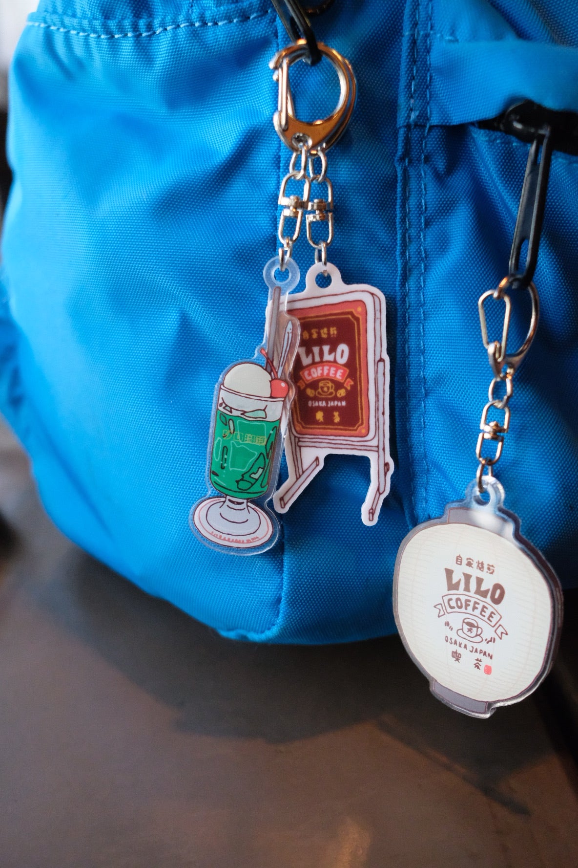 LILO COFFEE KISSA key ring 【6 key rings set】