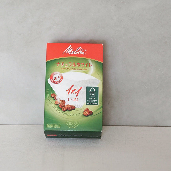 Melitta Coffee Filter Paper natural white  1×1G  100 paper