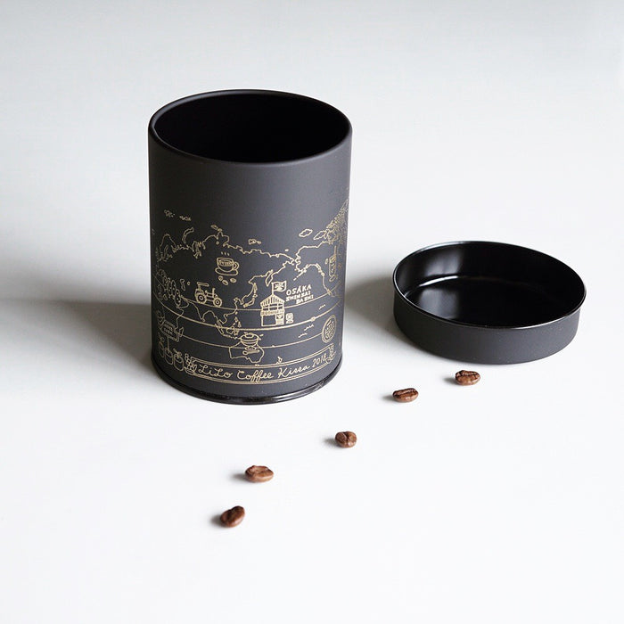【Kissa】Beans Canister 『KU RO FU NE』