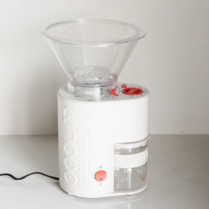 BODUM BISTRO COFFEE GRINDER  White