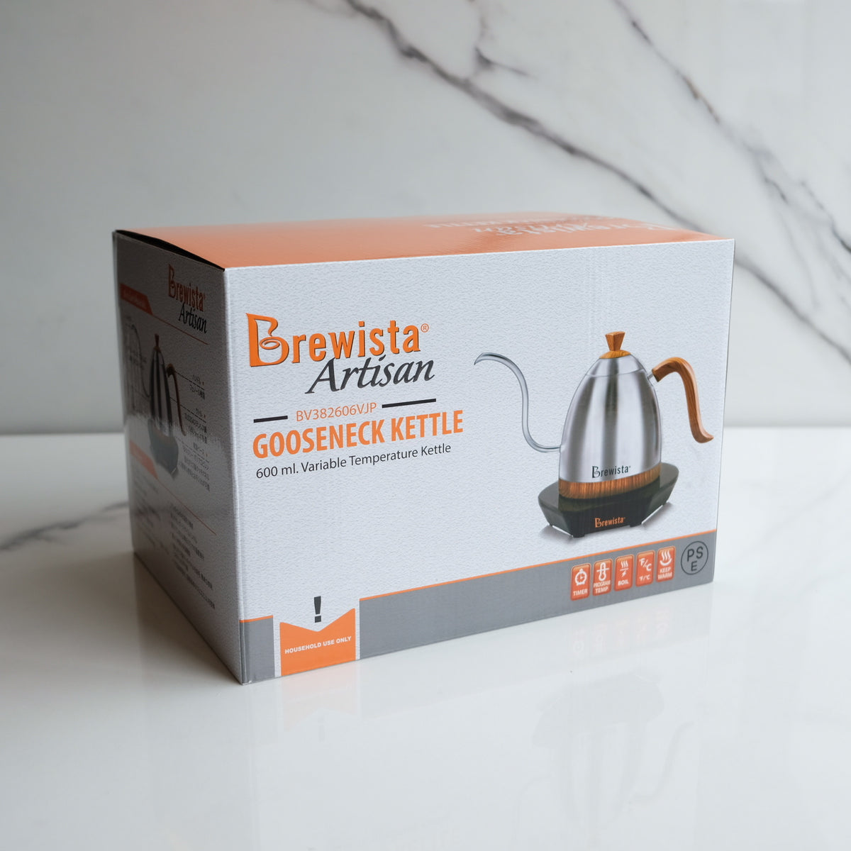 Brewista Artisan Gooseneck Variable Kettle 0.6L White