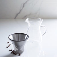 KINTO coffee carafe set 300ml stainless steel