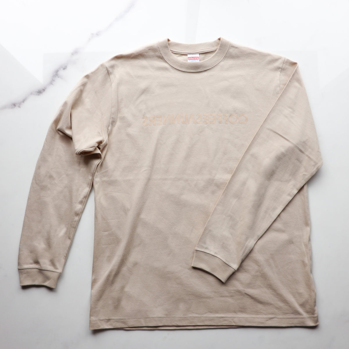 コーヒーサウナーズ ロングスリーブTシャツ SAND BEIGE