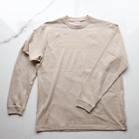 コーヒーサウナーズ ロングスリーブTシャツ SAND BEIGE