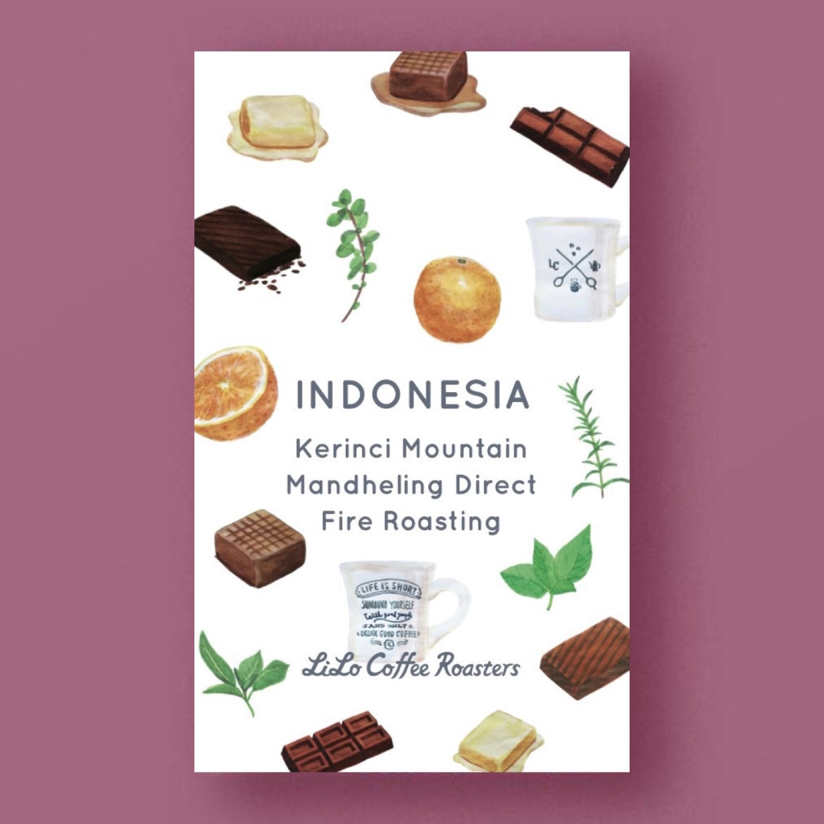 INDONESIA Kerinci Mountain Mandheling Direct Fire Roasting packshot