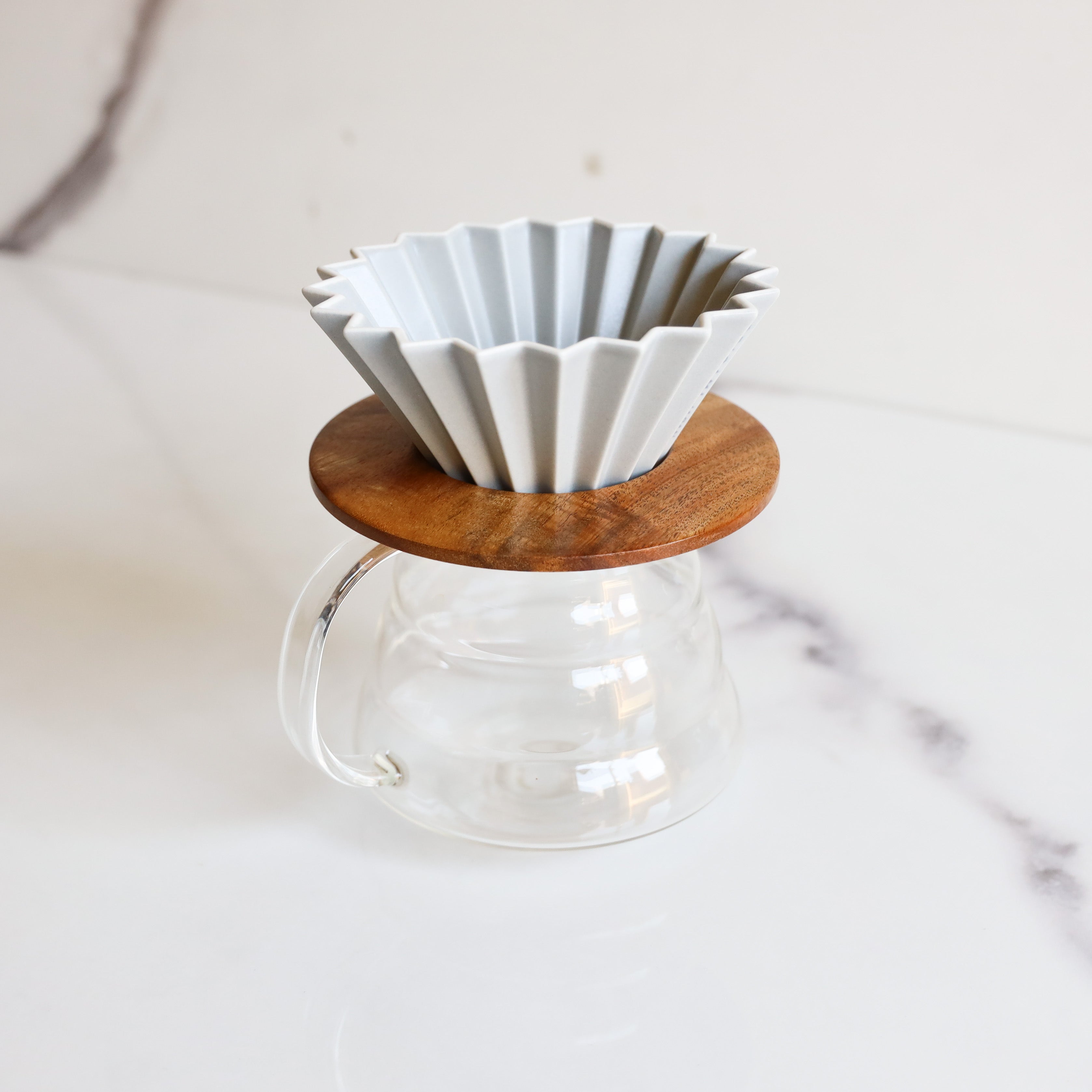 ORIGAMI Dripper Holder ［Wooden］ – LiLoCoffeeRoasters