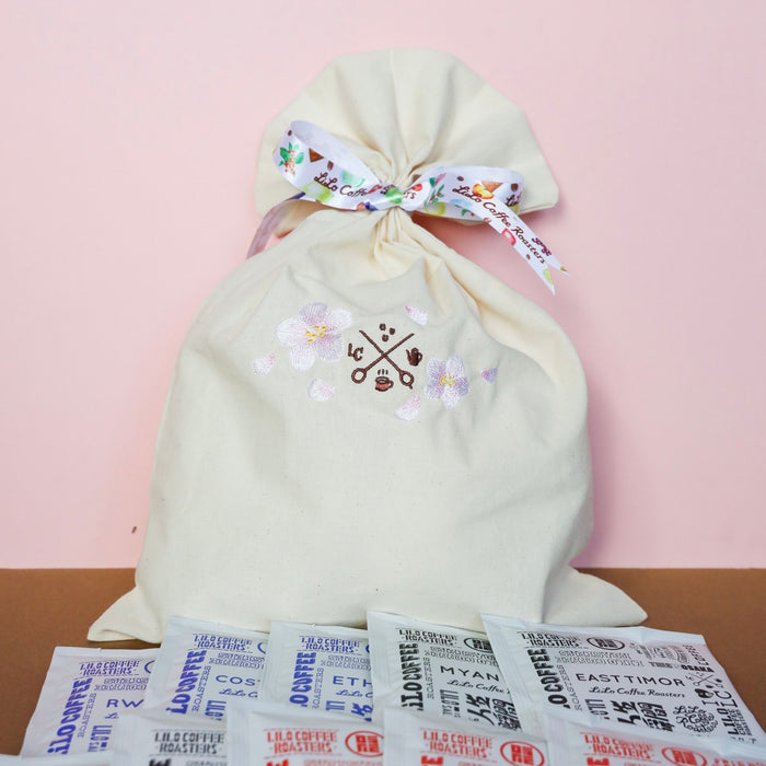 10 Drip Bag Coffee Seasonal Embroidery Gift Wrapping