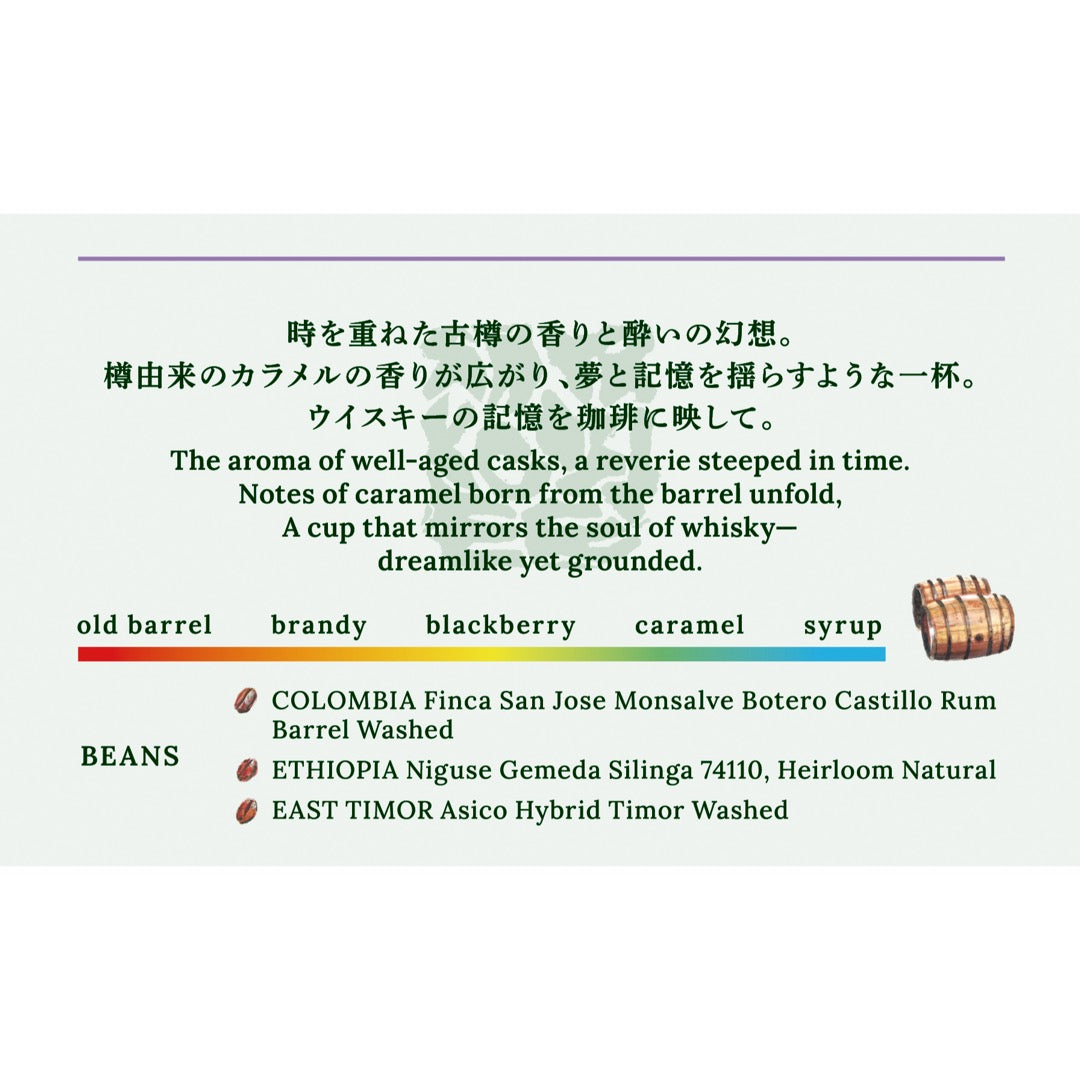 【IN THE COFFEE KYOTO】古樽幻酔 / Whisky Reverie