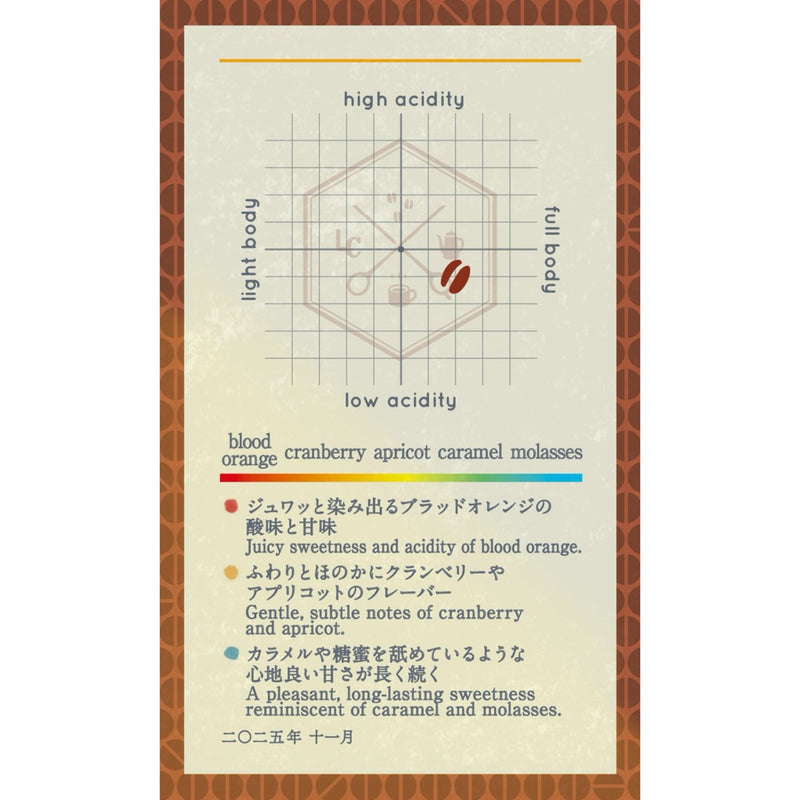 【Seasonal Blend 2025.11】Sansen Kosen Blend ~山川紅染~