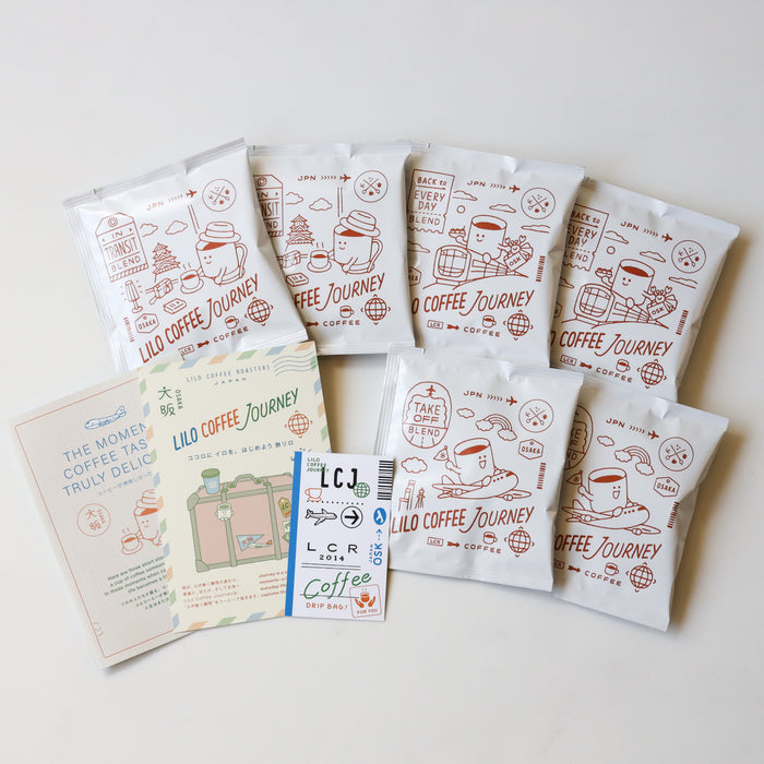 【LiLo Coffee Journey】Drip Bag Coffee 6P BOX