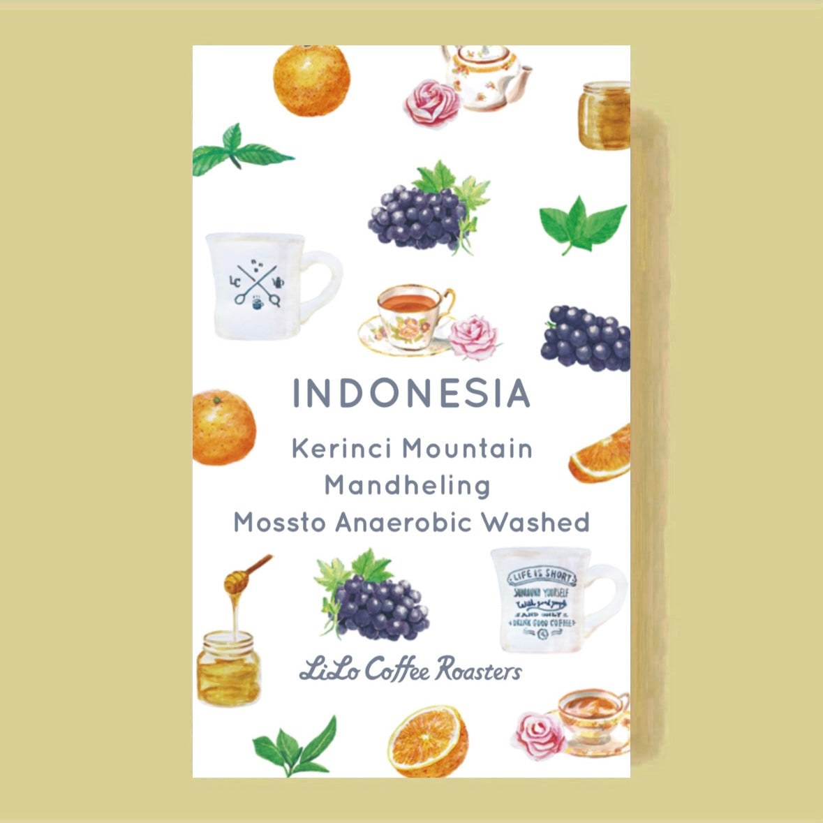 INDONESIA Kerinci Mountain Mandheling  Mossto Anaerobic Washed