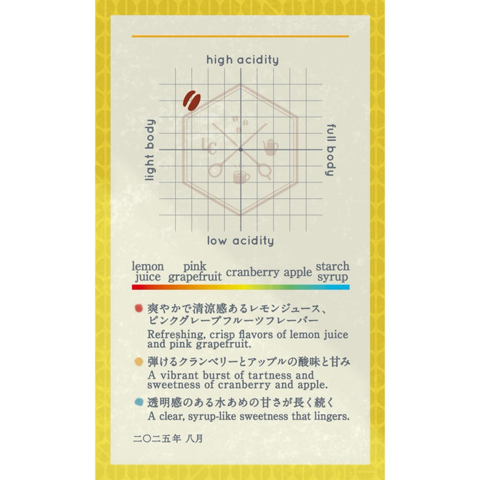【Seasonal Blend 2025.8】Rojitsu-Seiku Blend ~朗日晴空~