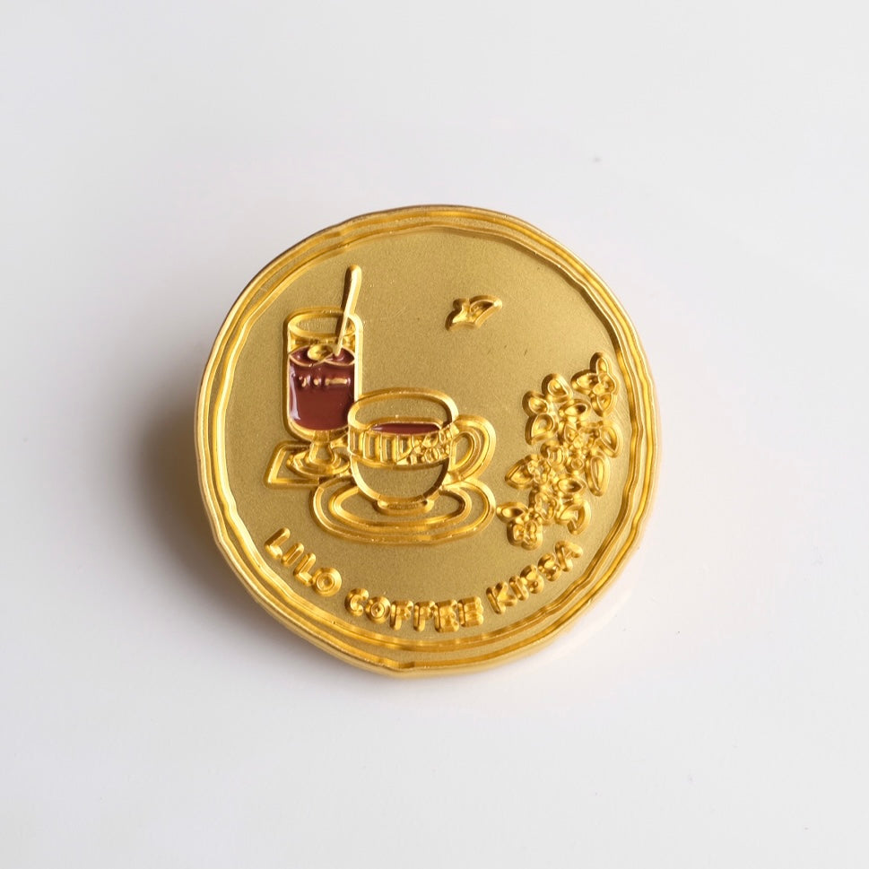 Pin Badge【LiLo COFFEE KISSSA】 – LiLoCoffeeRoasters