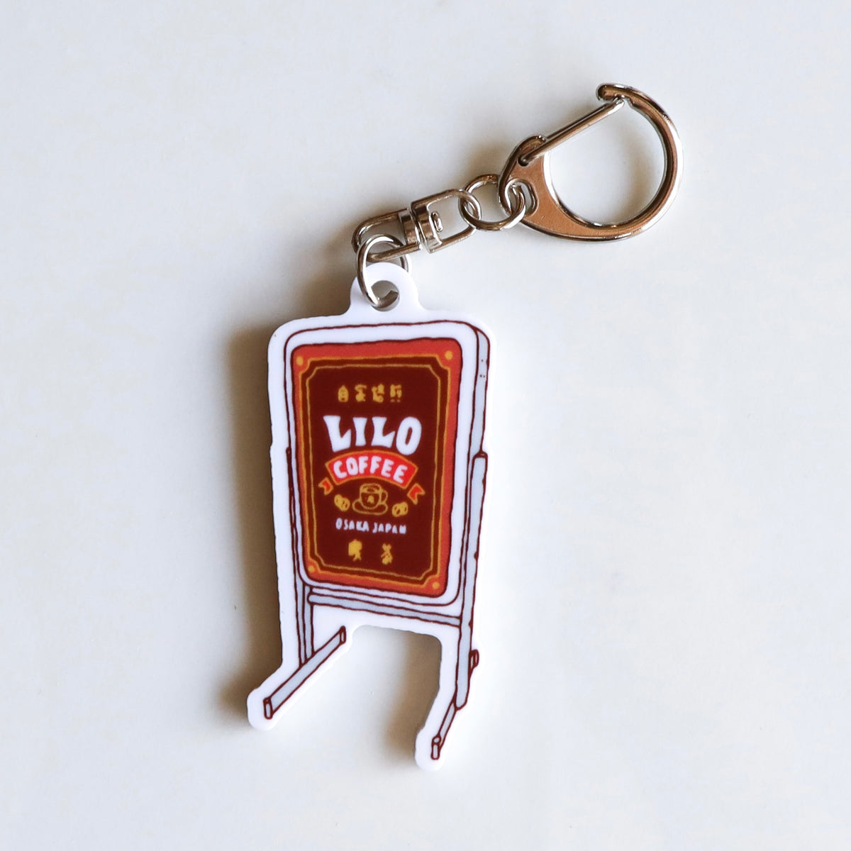 LILO COFFEE KISSA key ring 【standing sign】