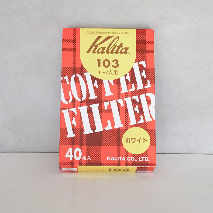 Kalita 103 Coffee Filter White (40P)